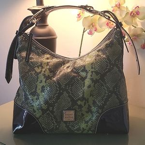 Dooney & Bourke Nikki Python Hobo